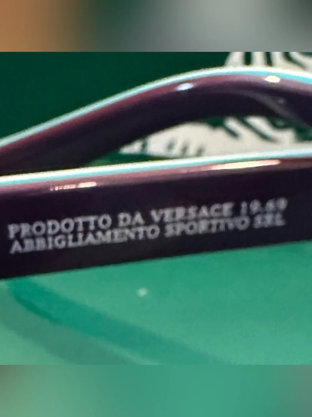 Versace 19.69 Abbigliamento Sportivo SRL Milano Italy Sunglasses Brown Multi NEW